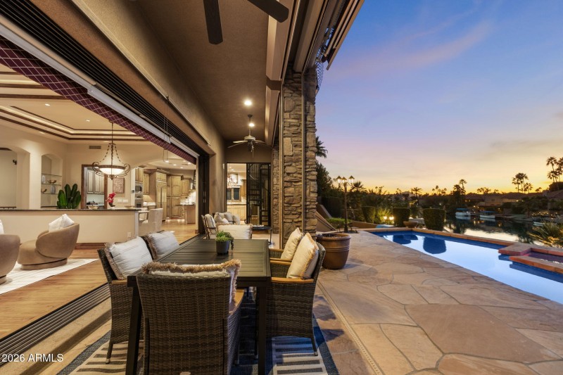 Patio Dining at Twilight
