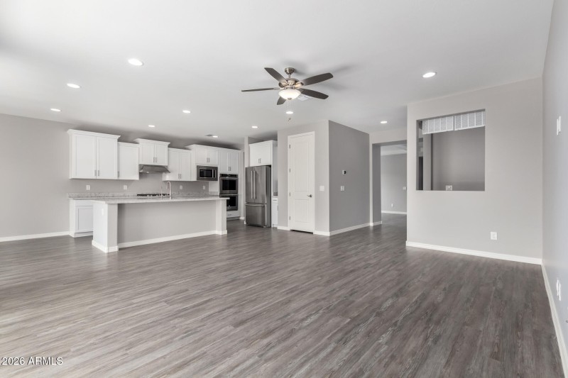 Family Room and Kitchen