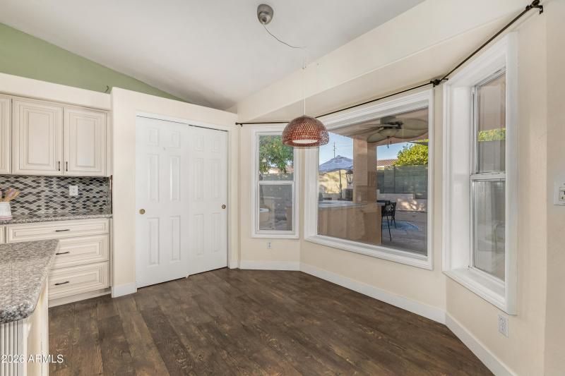 fb breakfast nook and 2nd pantry