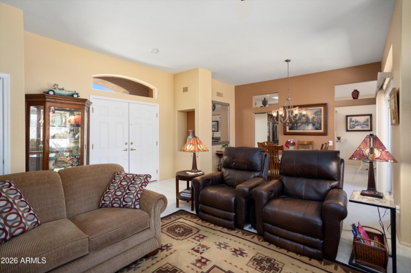 Front Entry into the Living Room