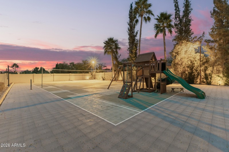 Sport Court and Play Area