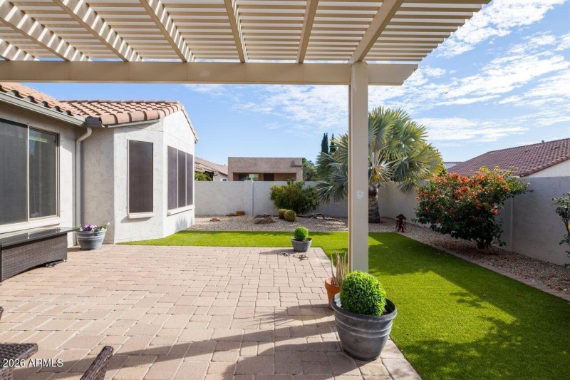 16375 W Whitton Ave Pergola Covered Ext