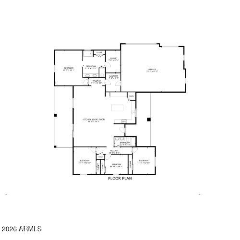 12096 W Jaiden St Floor Plan