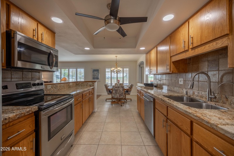 Upgraded Galley kitchen