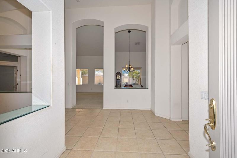 Step inside the entry foyer