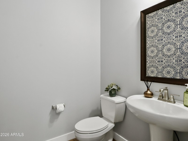 Guest Powder Bath w/Feature Wall