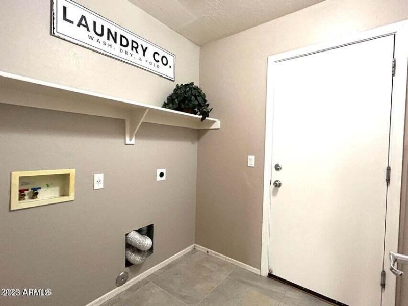 laundry area