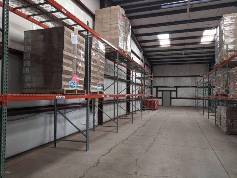 Warehouse cement floors