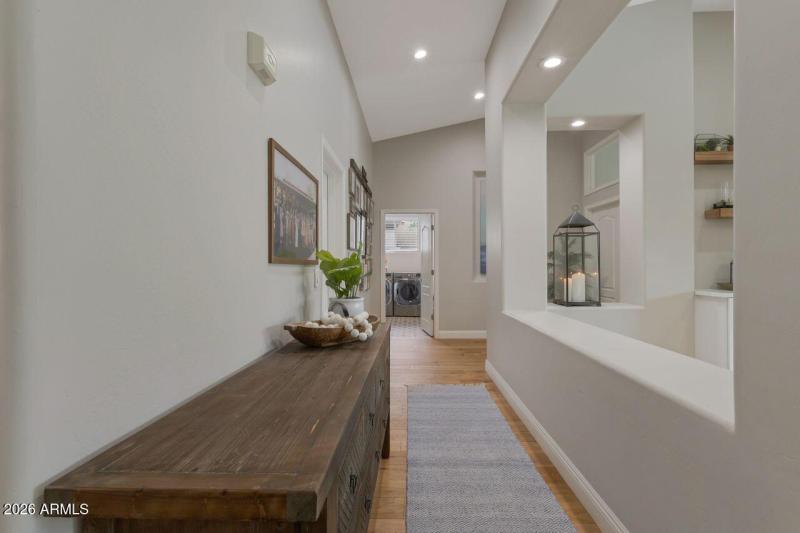 Easy access to garage & laundry.