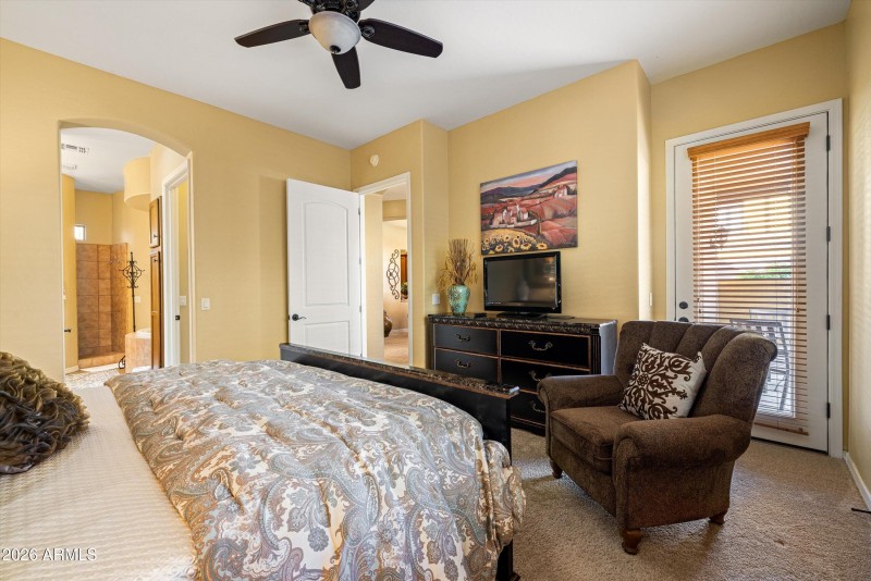 Separate Exit to Patio