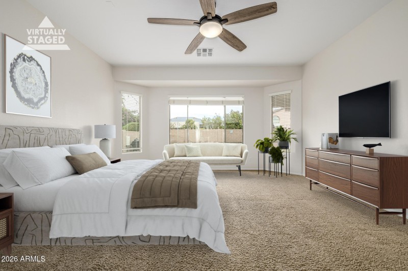 Master Bedroom - Virtual Staging