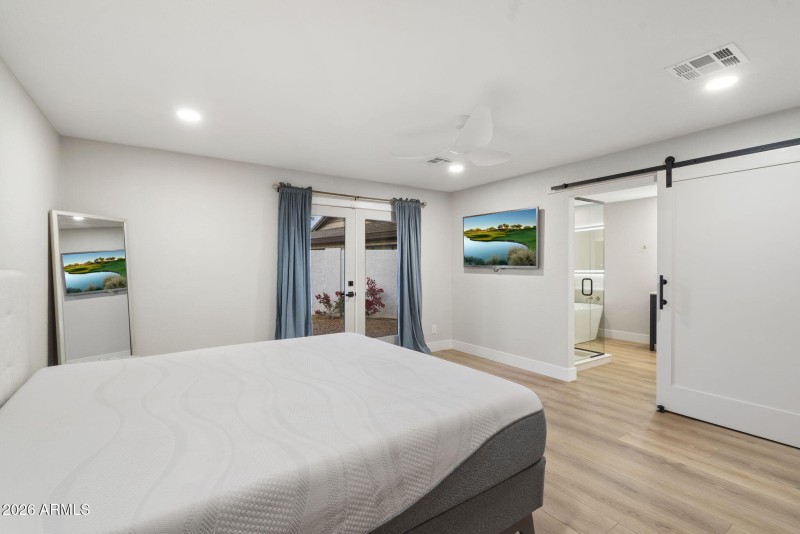 Private Bedroom With Patio Access