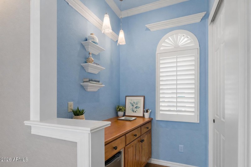 casita bath with coastal touch