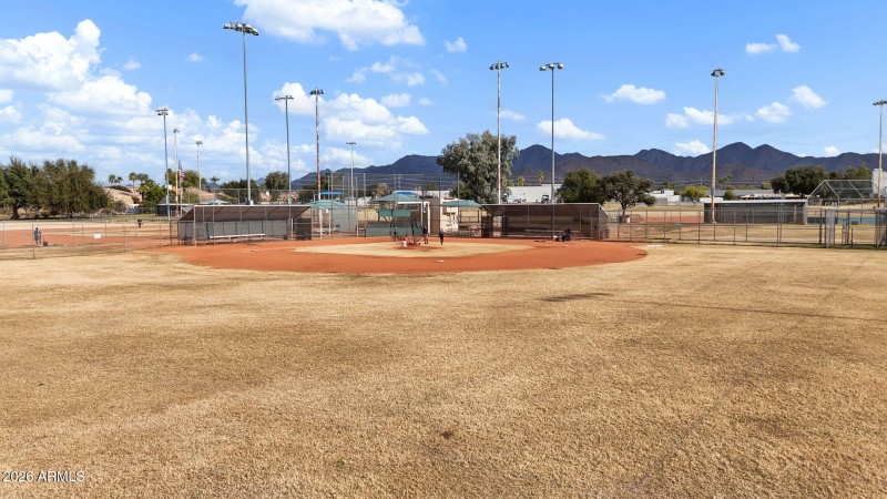 Nearby Baseball Field