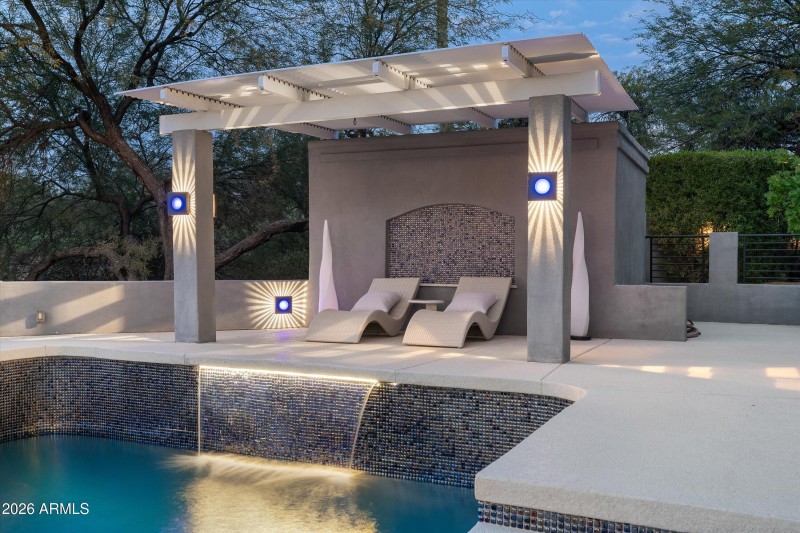 Poolside Lounging Gazebo