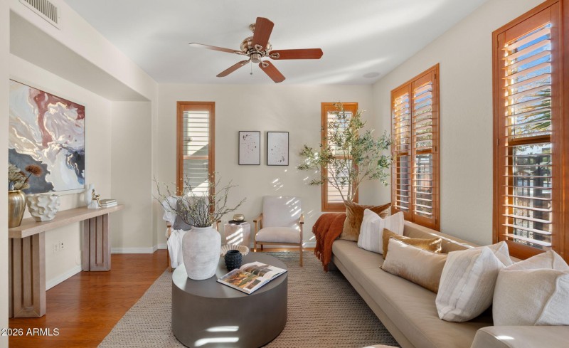 Natural Light Fills the Living Area