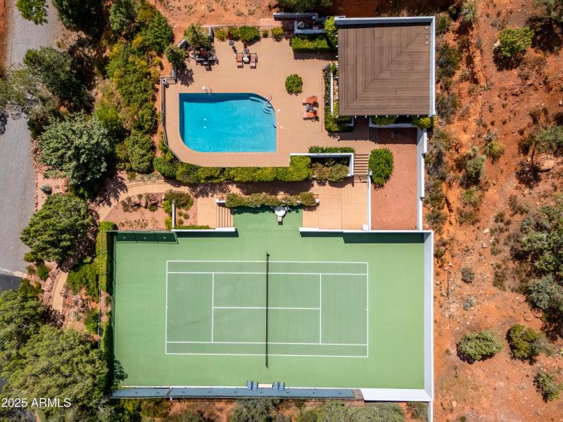 Overhead View Of Amenities