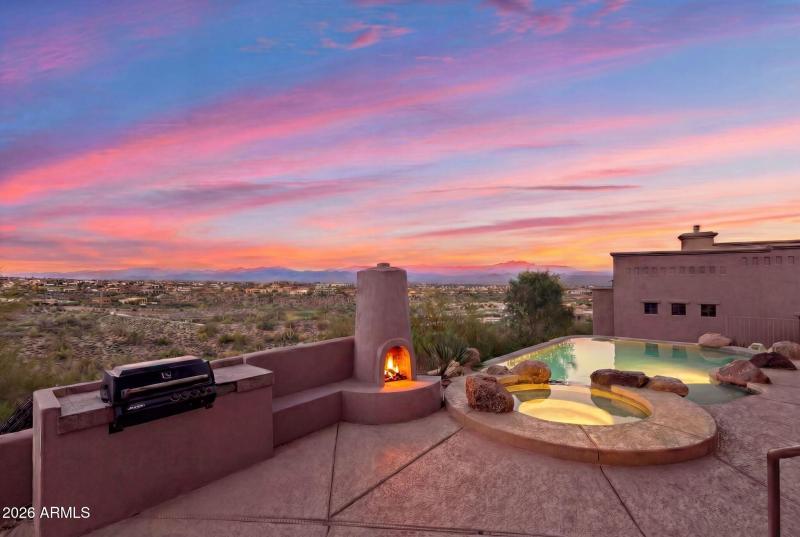 081_Barbeque And Fireplace Twilight