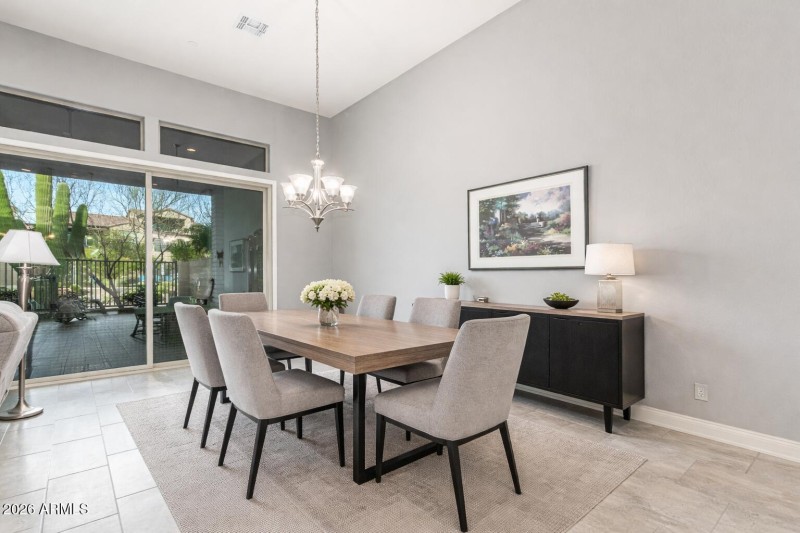 Dining Room Virtually Staged