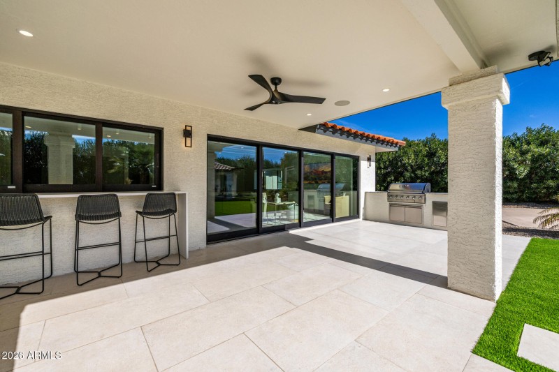 Indoor/Outdoor Entertainment Area