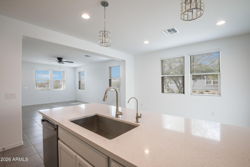 Litchen View to Living Areas