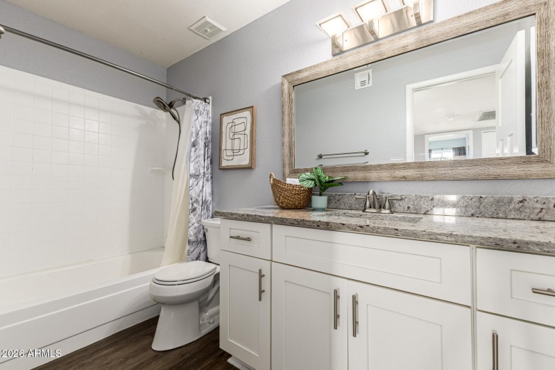Upstairs Bathroom Vanity Close-Up