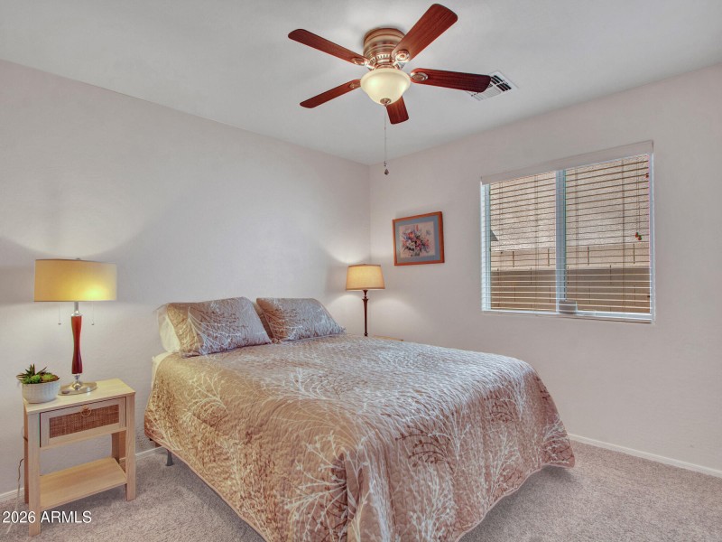 Guest Bedroom with Fan