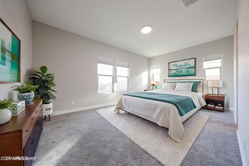 Virtually Staged - Primary Bedroom