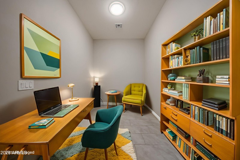 Virtually Staged Office