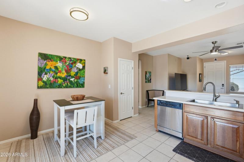 View from Kitchen into Great Room