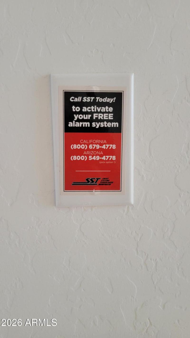 Built-In Alarm System