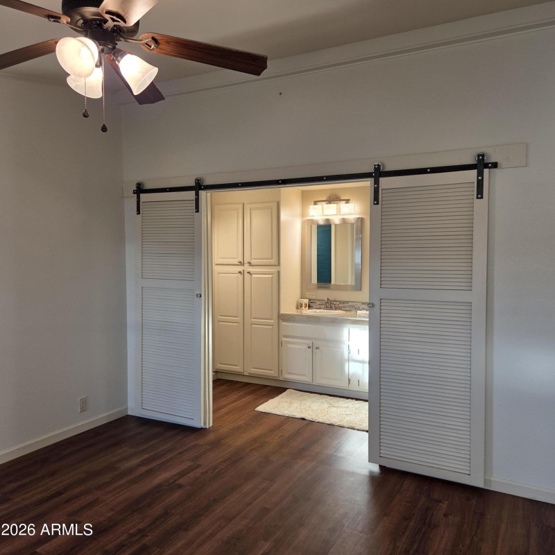 Primary bedroom & bath