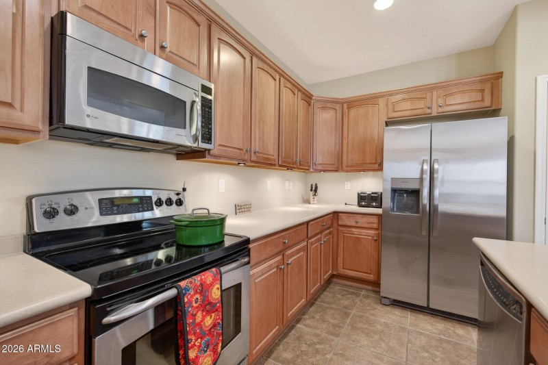 stainless steel appliances