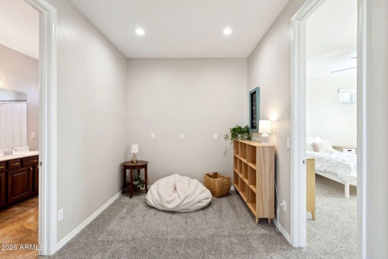 Reading nook upstairs