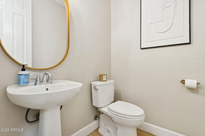 Main floor powder room