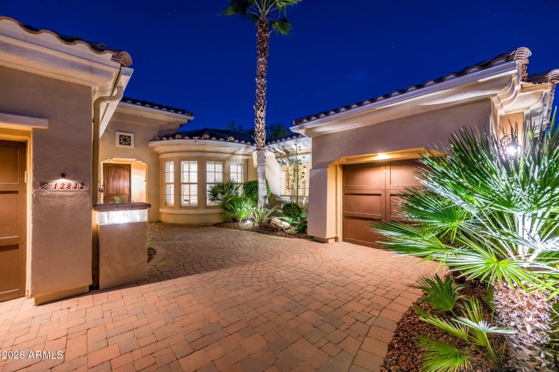 Brick Paver Drive and Entryway