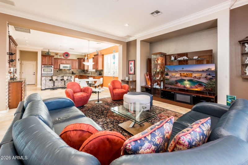 No Built-in Media Cabinetry