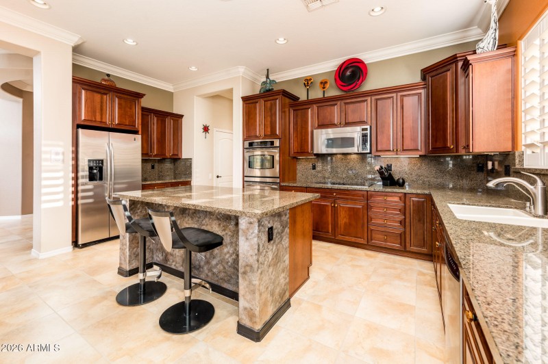 Upgraded Cherry Cabinetry