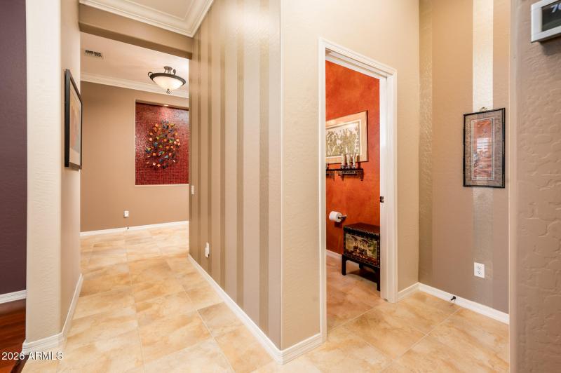 Front Hallway to Powder Room