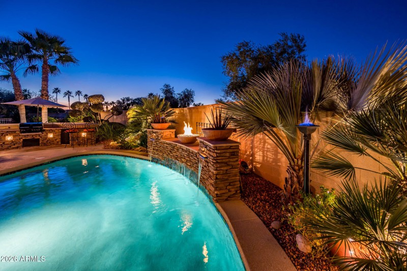 Water Features and Fire Bowl