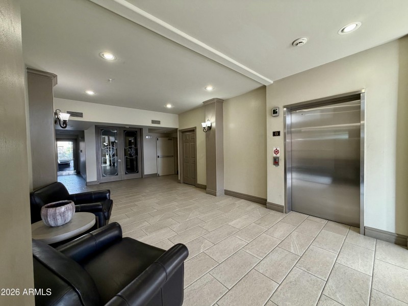 Bulding Foyer and Elevator