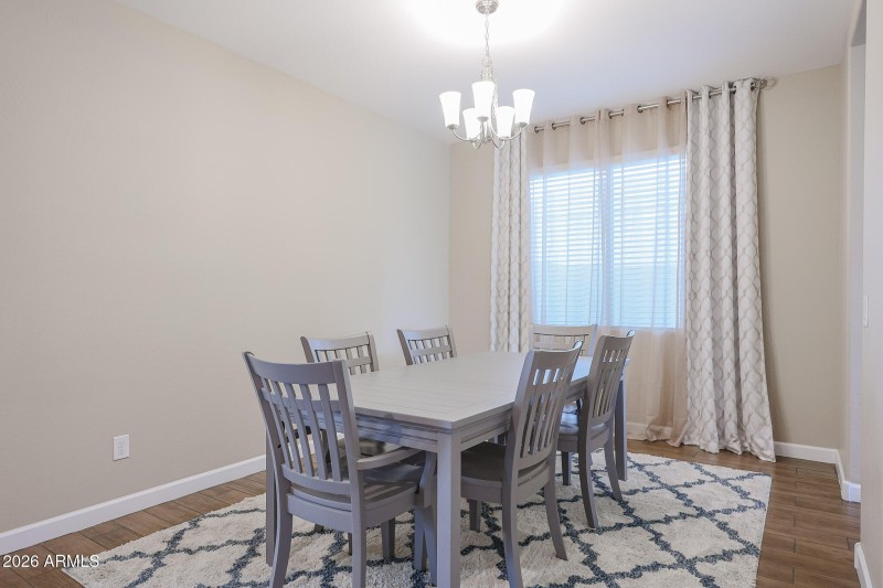 Formal Dining leads to kitchen