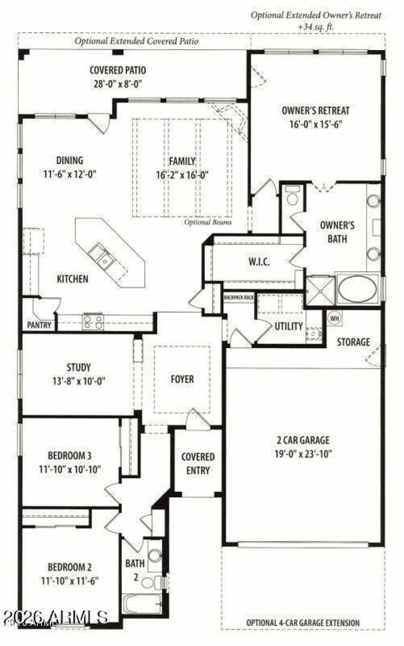 Papago Floor plan