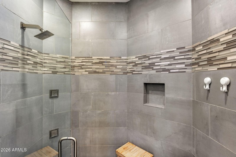Oversized Tiled Walk-In Shower