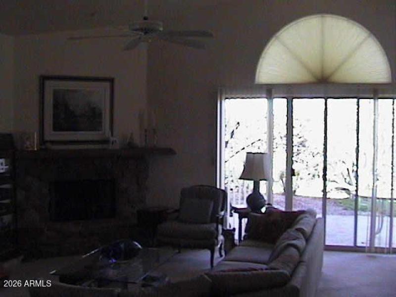 Living Room with Fireplace