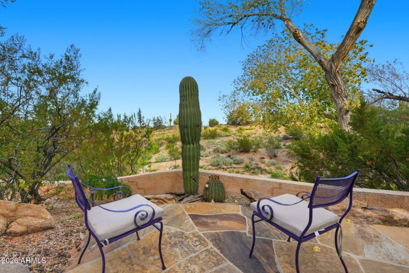 Flagstone Sitting Area