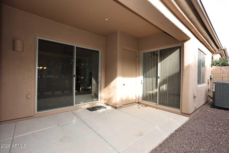 Covered Patio-Storage Room