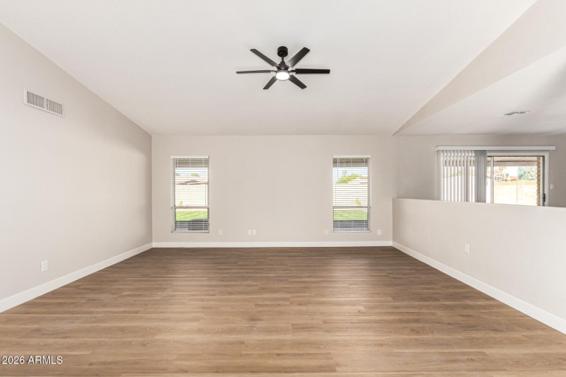 Entry to living room