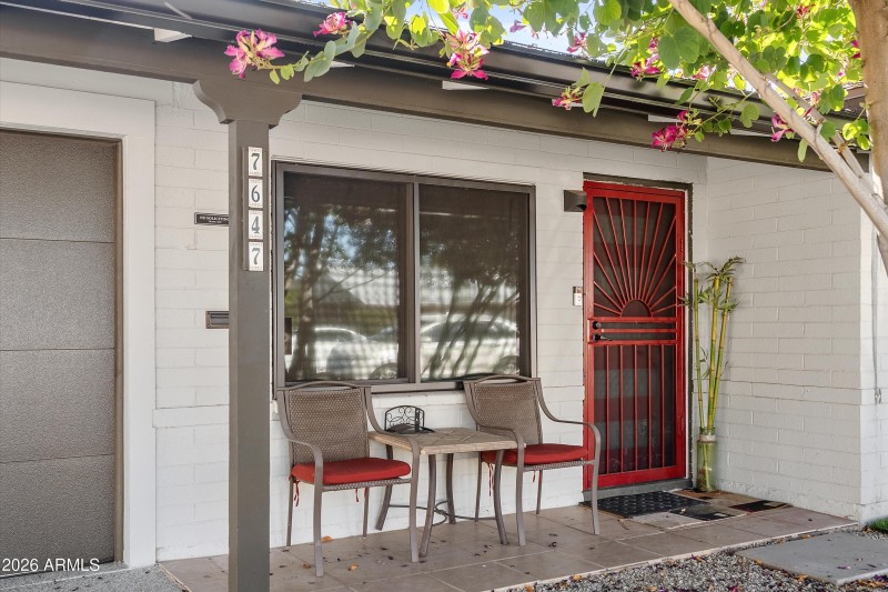Front Entrance Patio