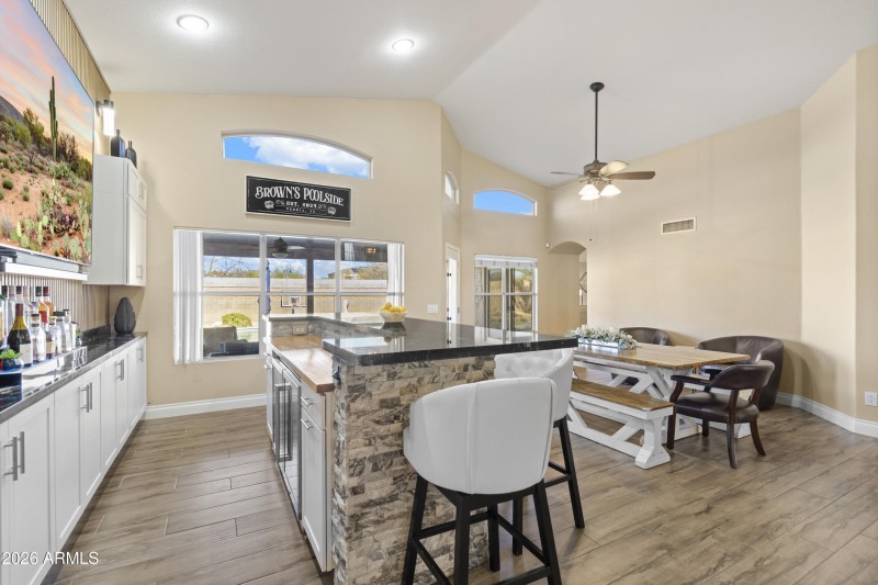 CUSTOM BAR AND LIGHTING